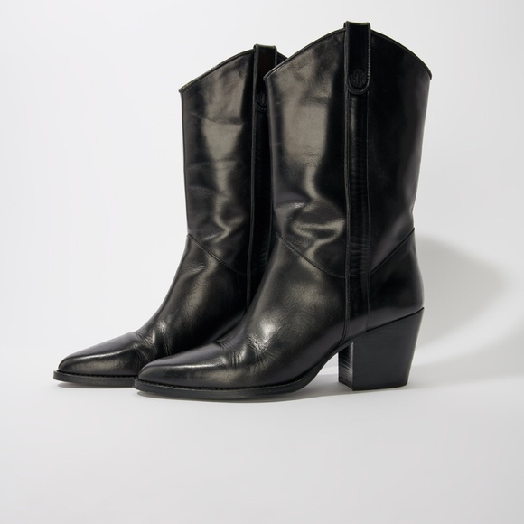 Maje Leather Boots - Picture 11 of 16